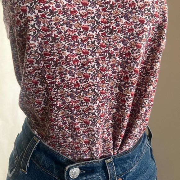 Calvin Klein 100% Cotton Ditsy Floral Tank - Picture 4 of 5